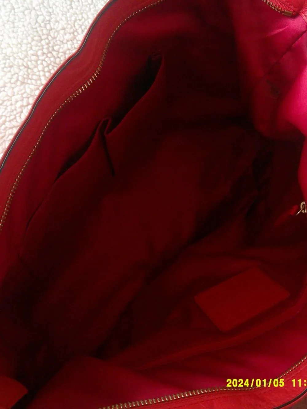 Coach Campbell Izzy Leather Convertible Satchel Bag